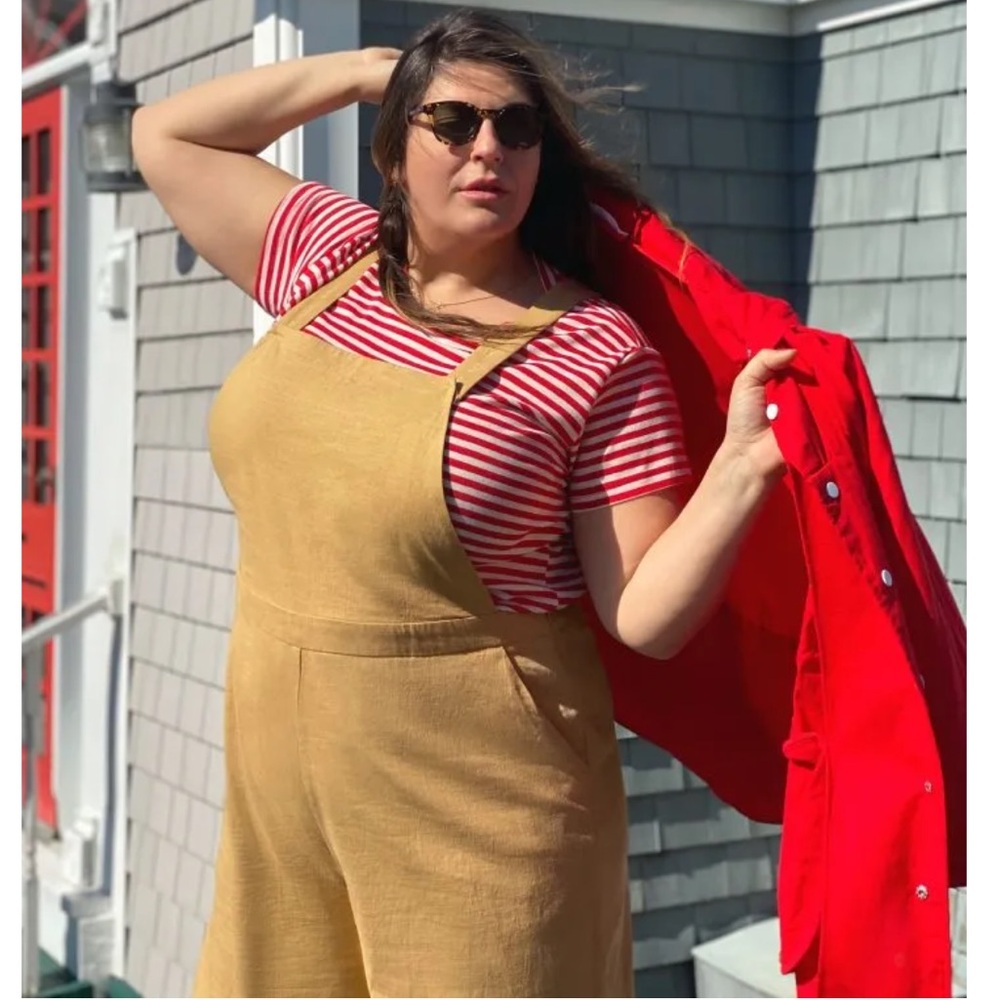 Katie Sturino x Stitch Fix Linen Jumpsuit